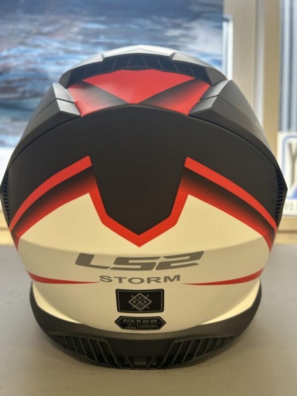 LS2 FF800 Storm Nerve Matt sort og Rød L - Billede 7