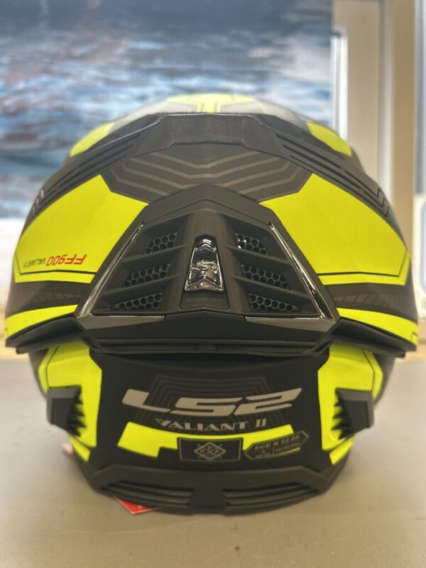 LS2 FF900 Valiant 2 Revo Black HV Yellow S - Billede 7