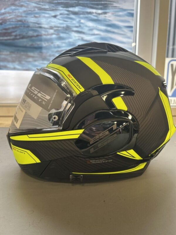 LS2 FF900 Valiant 2 Revo Black HV Yellow S - Billede 2