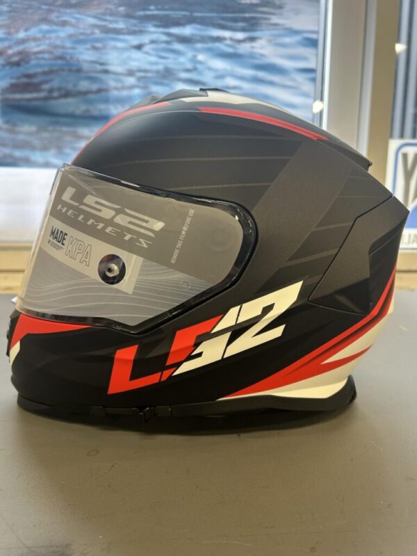 LS2 FF800 Storm Nerve Matt sort og Rød L - Billede 6