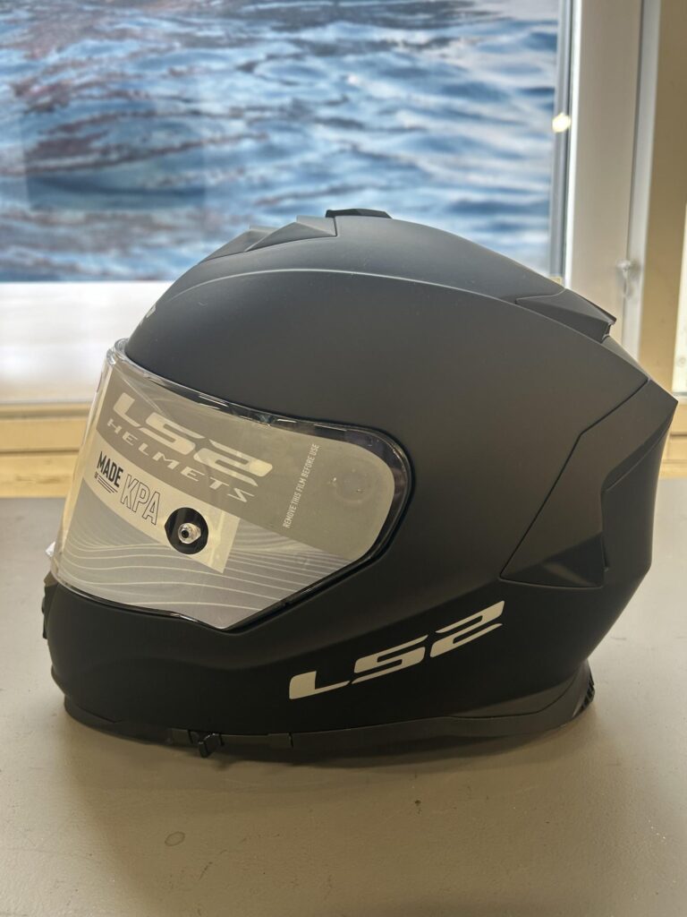 LS2 FF800 Storm Solid Matt Sort L - Billede 2