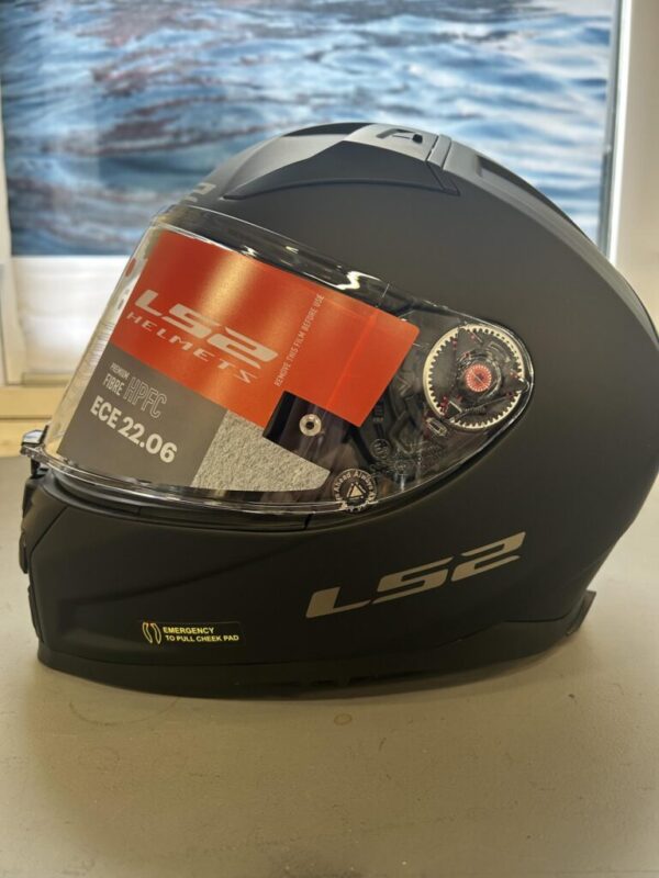 LS2 Vector 2 FF811 Solid Matt Sort L - Billede 2