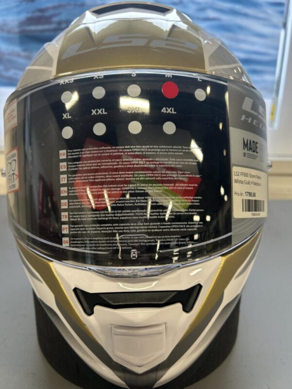 LS2 FF800 Storm Nerve Guld M - Billede 3