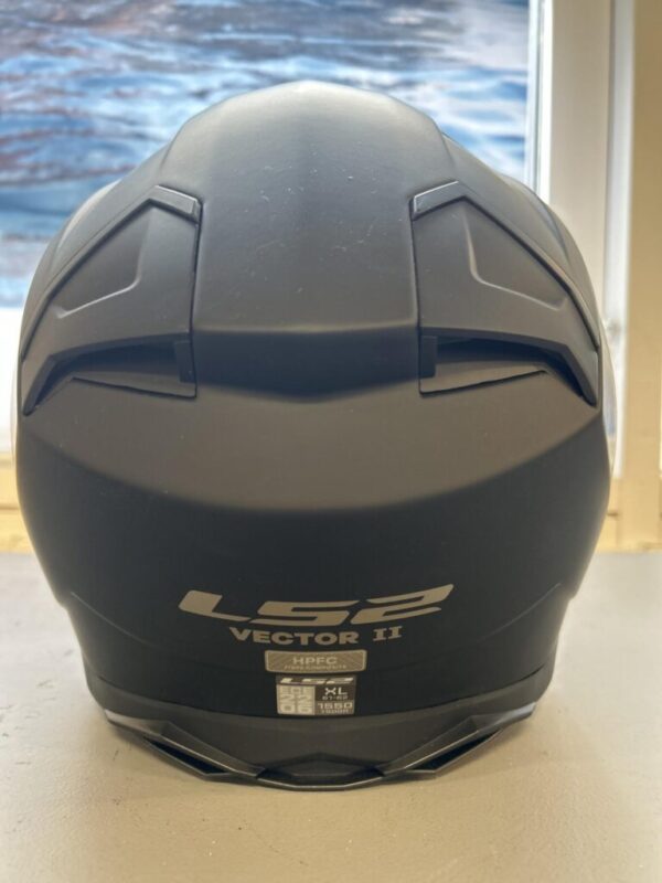 LS2 FF811 Vector 2 Solid Matt Sort XL - Billede 5